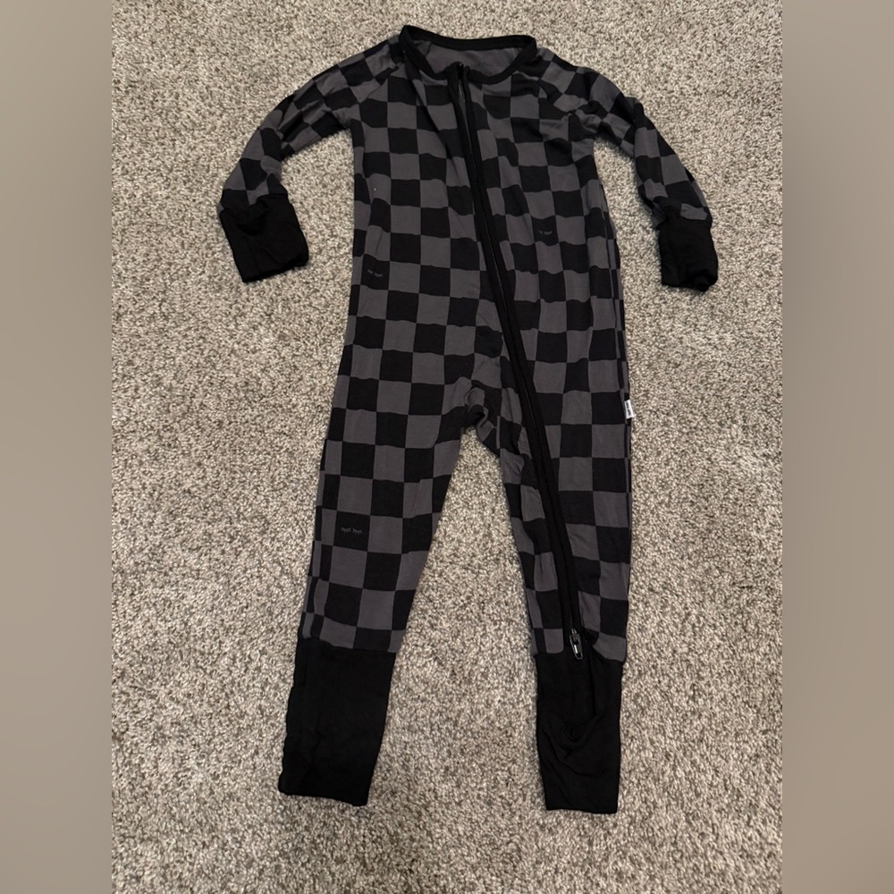 Little Sleepies Monochrome Checks